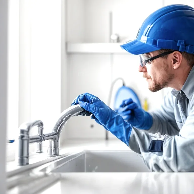 Equipo de diagnóstico CanalHubJet preparando cámara de inspección